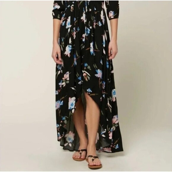 New O'NEILL Women's Boyce Maxi Dress Floral Black Size XS/S - Picture 4 of 13